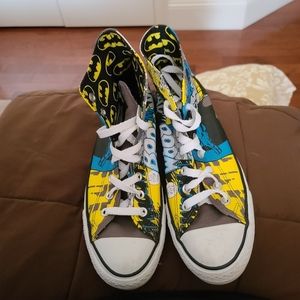 Limited edition batman converse shoes